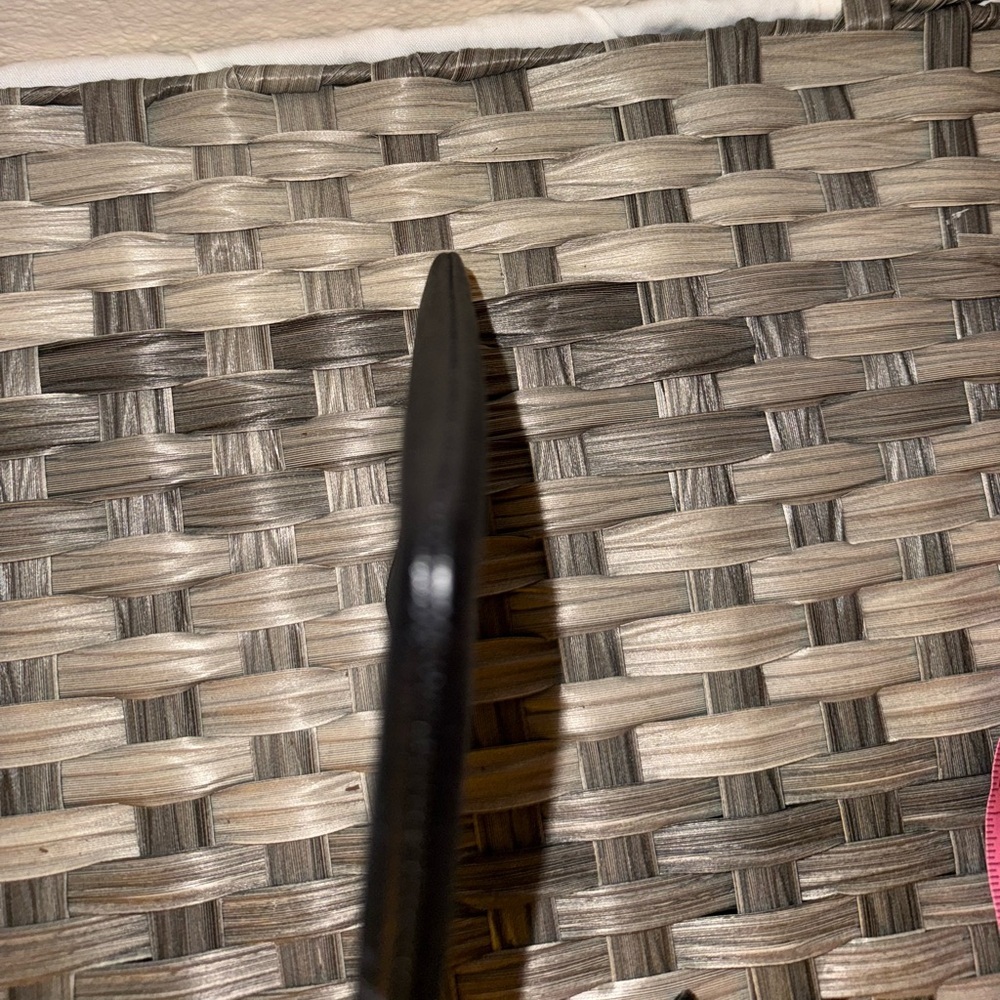 Coach Black Crossgrain Leather Corner Zip Wristlet Wallet Pouch F58032 - Picture 8 of 11